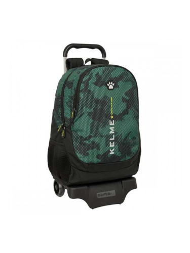 Училищна чанта Kelme Camo Черен Зелен 32 x 44 x 16 cm