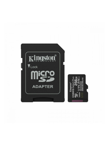 Mикро SD карта памет с адаптер Kingston SDCS3/256GB