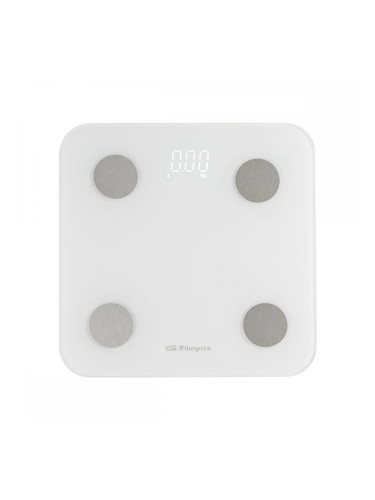 Електронен кантар за баня Orbegozo PB3005 Черен калено стъкло 180 kg