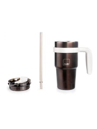 Чаша с дръжка Ibili 669005 Сив Неръждаема стомана