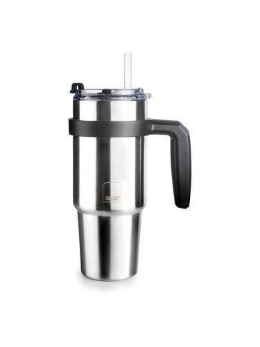Чаша с дръжка Ibili 669006 Сив Неръждаема стомана 580 ml