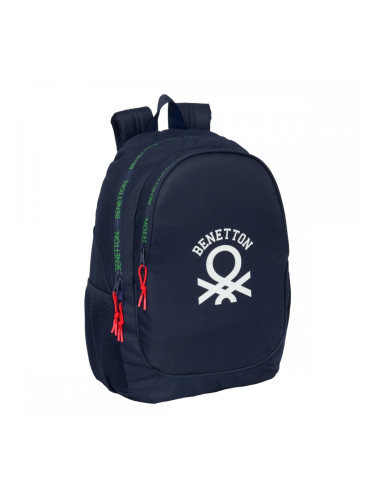 Училищна чанта Benetton Together Морско син 32 x 44 x 16 cm