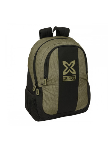 Училищна чанта Munich West Черен Зелен 32 x 44 x 16 cm