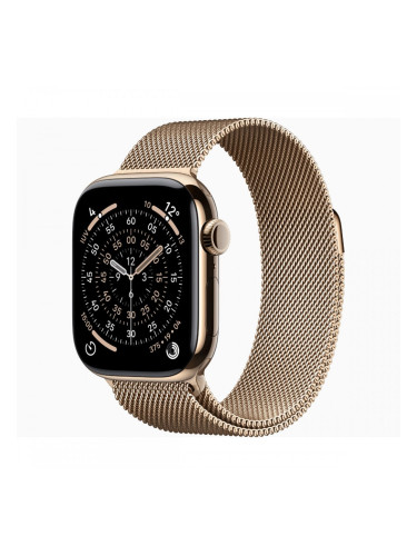 Смарт часовник Apple Series 11 Титанов Златен