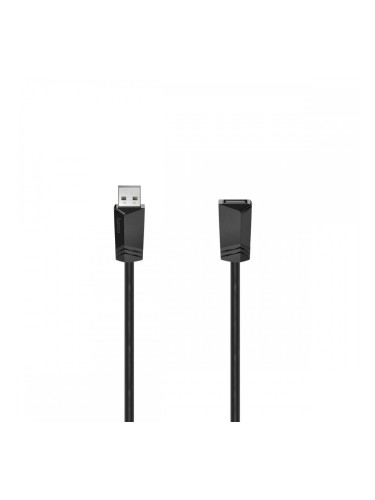 USB Cable Hama 00200620 Черен Мъжки/Женски