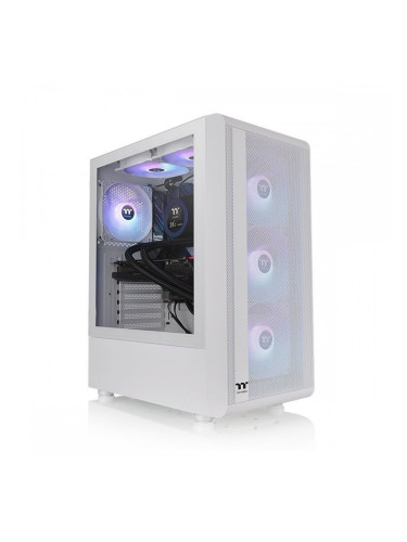 ATX полу-висока кутия THERMALTAKE S200 TG ARGB Бял