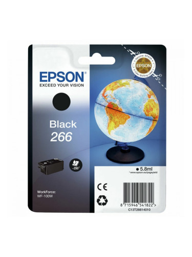 Оригиална касета за мастило Epson Singlepack Black 266 ink cartridge WF-100W Черен Жълт