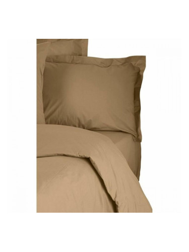 Комплект покривка за завивка Кафяв 200 легло 3 Части