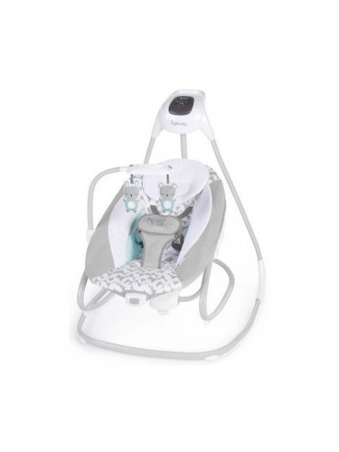 Люлеещ се стол Ingenuity 2-in-1 Swing Lounger - Raylan Сив Бял