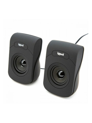 Колони за компютър iggual IGG316993 Черен 3 W