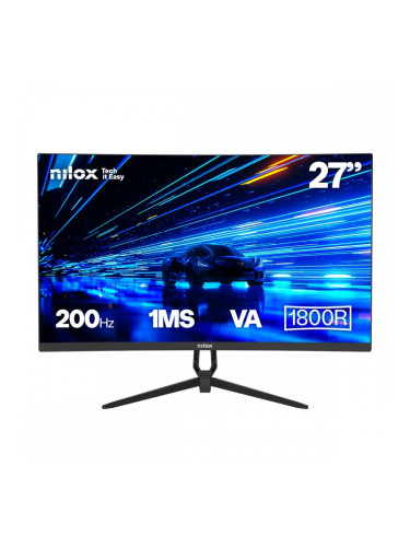 Gaming монитор Nilox NXM27CRV2001 Full HD LCD 27"