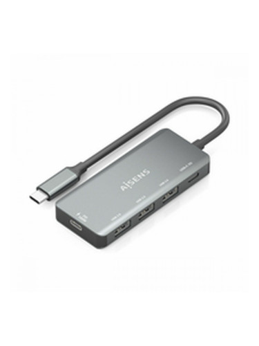 USB извод Aisens CPNT Сив 100 W