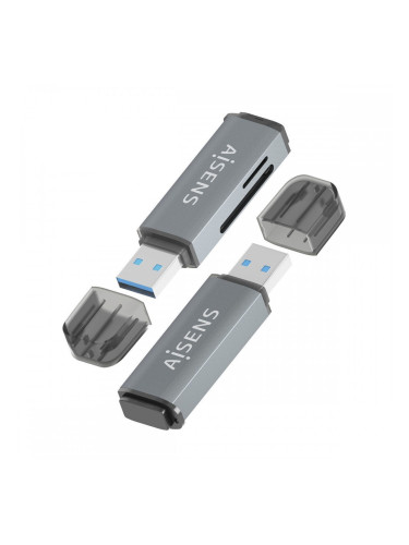 Четец за карти Aisens ASCR-2A09-GR Сив