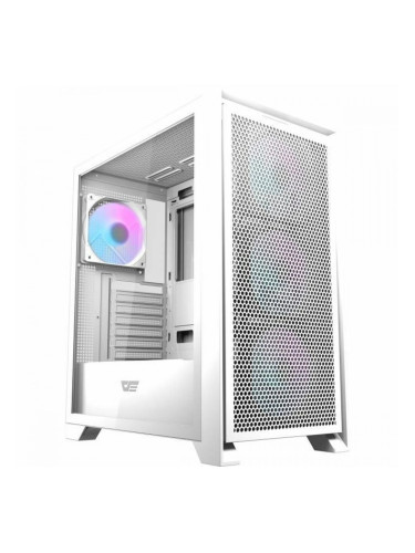 ATX полу-висока кутия DarkFlash DRX70 MESH Бял