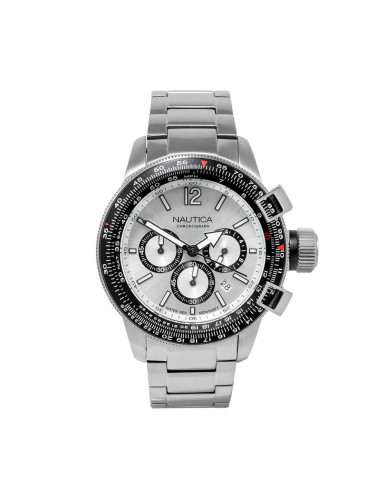 Мъжки часовник Nautica Сребрист (Ø 46 mm)