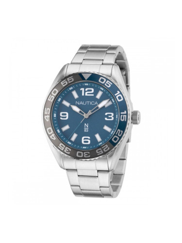 Мъжки часовник Nautica Сребрист (Ø 44 mm)