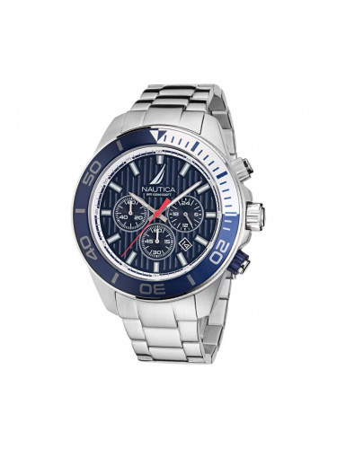 Мъжки часовник Nautica Сребрист (Ø 48 mm)