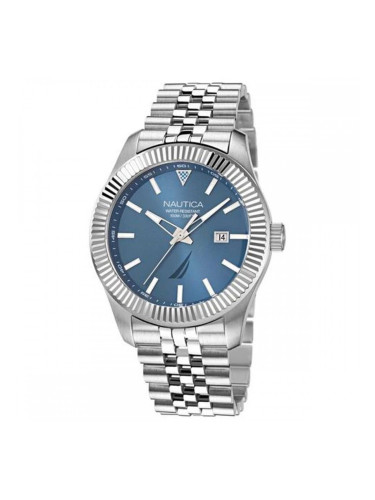 Мъжки часовник Nautica Сребрист (Ø 43 mm)