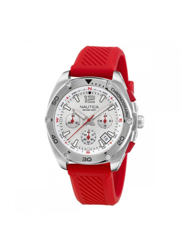 Мъжки часовник Nautica Сребрист (Ø 44 mm)