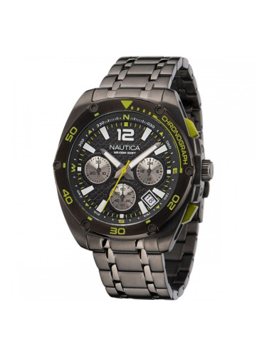 Мъжки часовник Nautica Сребрист (Ø 44 mm)