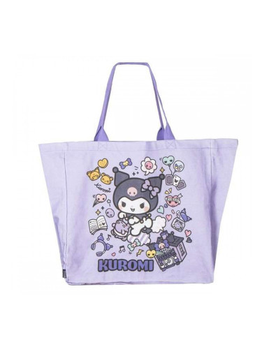 Чанта за пазаруване Hello Kitty Kuromi  Люляк 48 x 43 x 17 cm