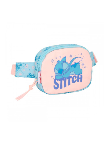 Чантичка за Кръста Lilo & Stitch Ohana Светло син 14 x 11 x 4 cm