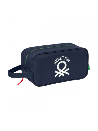 Пътническа Чанта за Обувки Benetton Together Морско син 29 x 15 x 14 cm