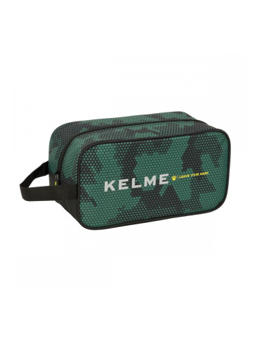 Пътническа Чанта за Обувки Kelme Camo Черен Зелен 29 x 15 x 14 cm
