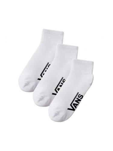Спортни Чорапи Vans Classic Quarter Crew Бял 3 Части - L