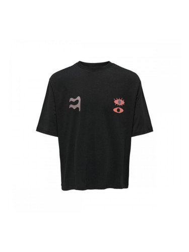 Мъжка тениска с къс ръкав Only & Sons Onslenny Ovz Element Черен - L