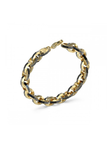 Мъжка гривна Guess JUMB05085JWYGS Златен