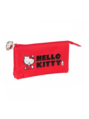 Пътническа Чанта Hello Kitty Iconic Бял Червен 22 x 12 x 3 cm