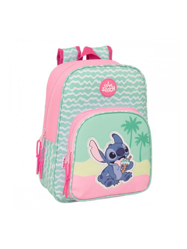 Училищна чанта Lilo & Stitch Ice cream Розов 26 x 34 x 11 cm