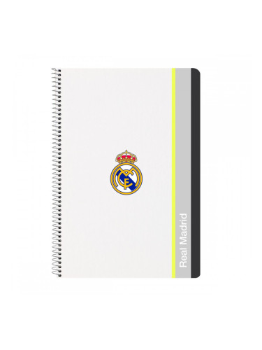 Тефтер Real Madrid C.F. Бял A4 80 Листи