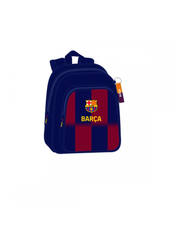 Училищна чанта F.C. Barcelona Син Кестен 27 x 33 x 10 cm