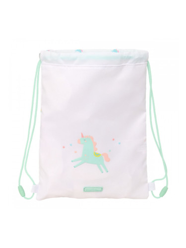 Раница с връвка Safta Unicornio Бежов 26 x 34 x 1 cm