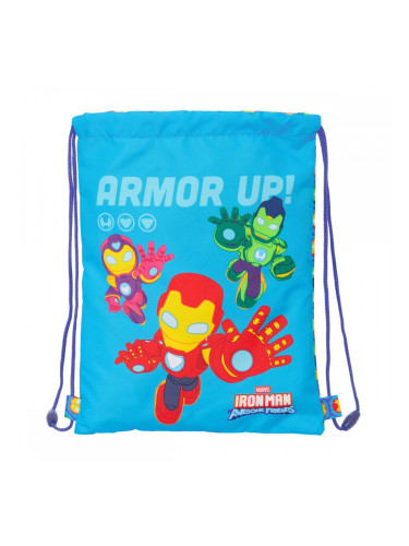 Раница с връвка Iron Man Многоцветен 26 x 34 x 1 cm