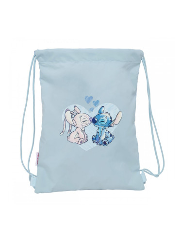 Раница с връвка Lilo & Stitch Син 26 x 34 x 1 cm