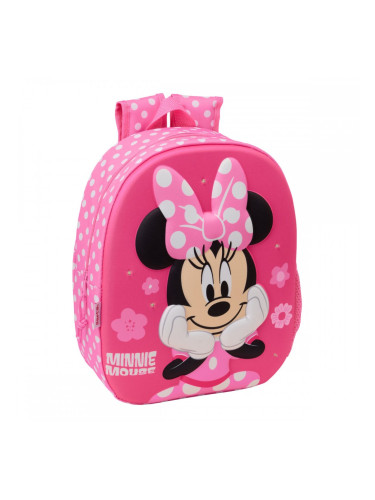 Училищна чанта Minnie Mouse Розов 27 x 33 x 10 cm