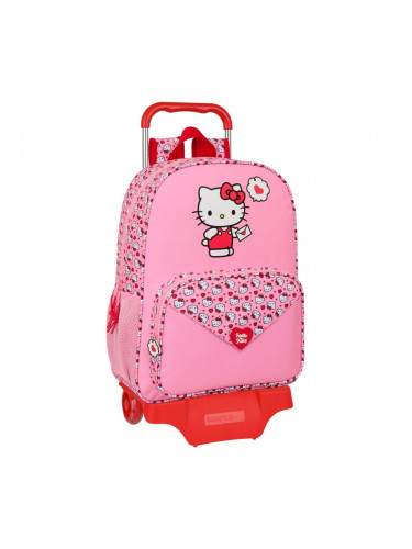 Училищна чанта Hello Kitty Розов 33 x 42 x 14 cm