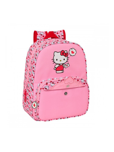 Училищна чанта Hello Kitty Розов 26 x 34 x 11 cm