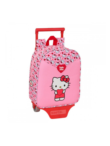 Училищна чанта Hello Kitty Розов 22 x 27 x 10 cm
