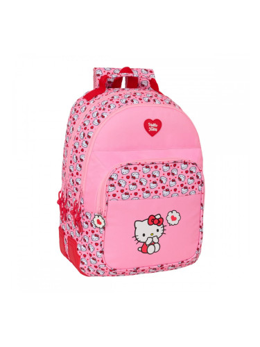 Училищна чанта Hello Kitty Розов 32 x 42 x 15 cm