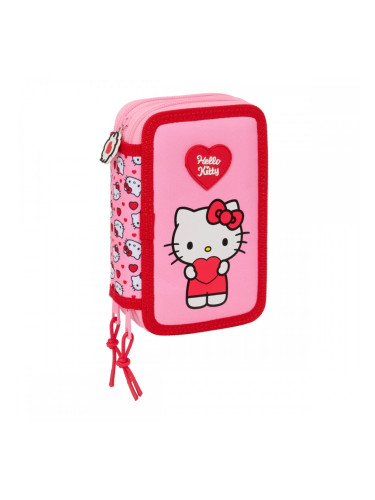 Пътническа Чанта Hello Kitty Розов 12,5 x 19,5 x 5,5 cm 37 Части