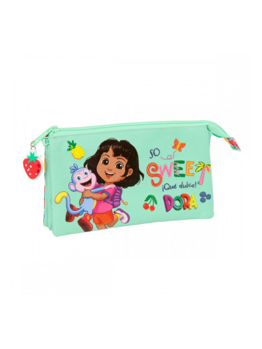 Пътническа Чанта Dora цвят тюркоаз 22 x 12 x 3 cm