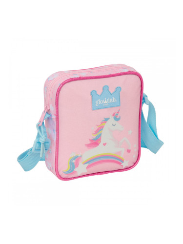 Чанта за Рамо Glow Lab Розов 16 x 18 x 4 cm