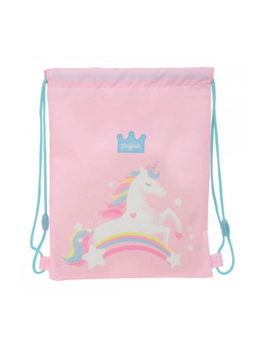 Раница с връвка Glow Lab Розов 26 x 34 x 1 cm