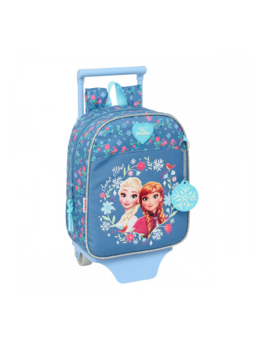 Училищна чанта Frozen Син 22 x 27 x 10 cm