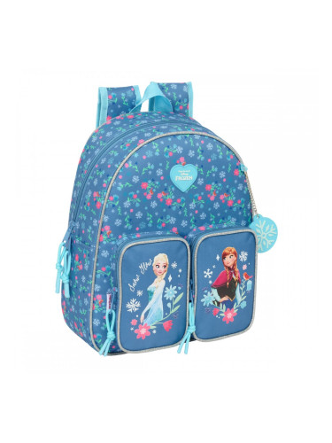 Училищна чанта Frozen Син 28 x 34 x 10 cm