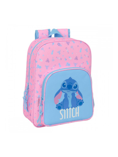 Училищна чанта Lilo & Stitch Bright Розов 26 x 34 x 11 cm